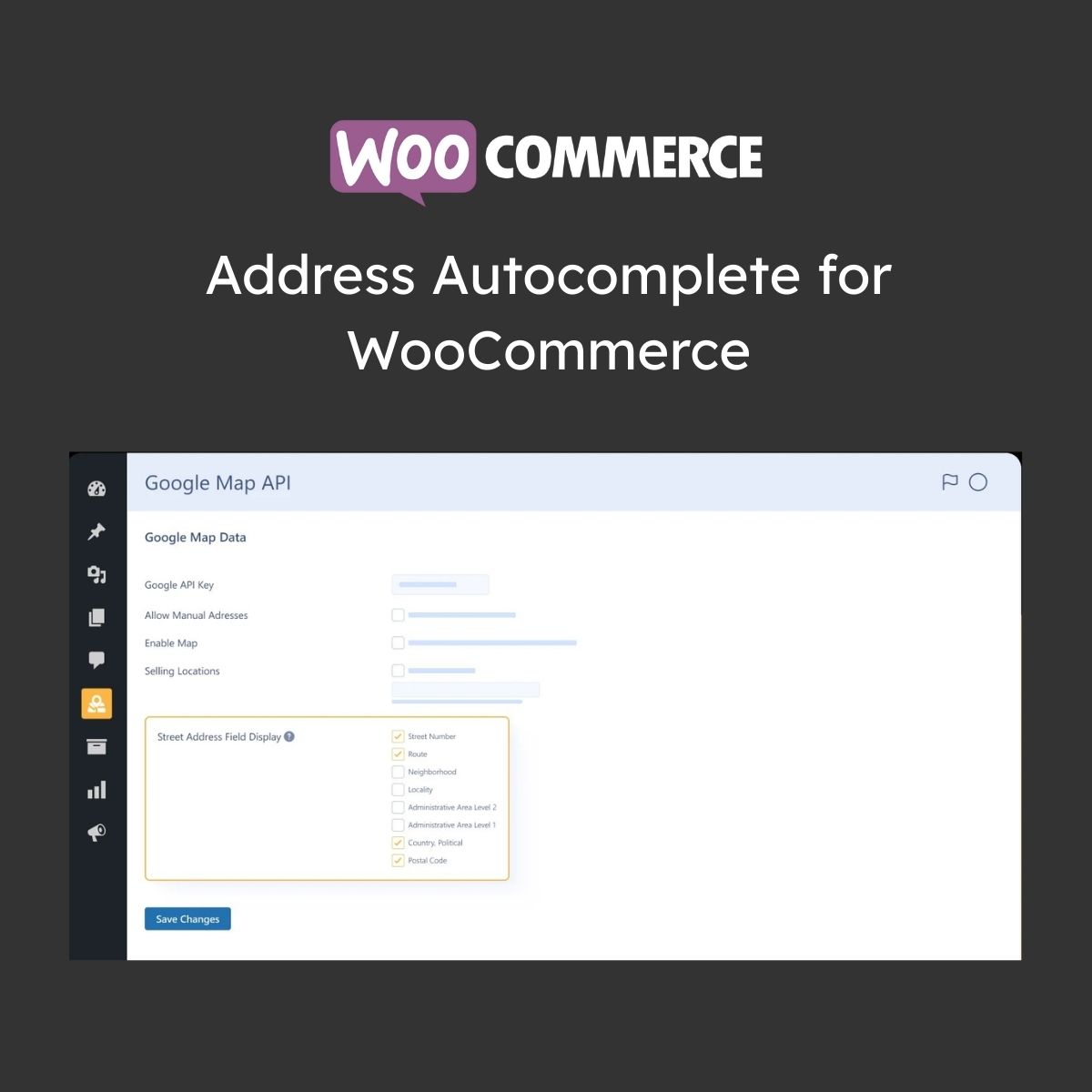 Address Autocomplete for WooCommerce $4.49 (91% Off) | PluginTheme.net