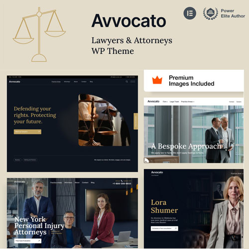 Avvocato - Law Firm WordPress Theme