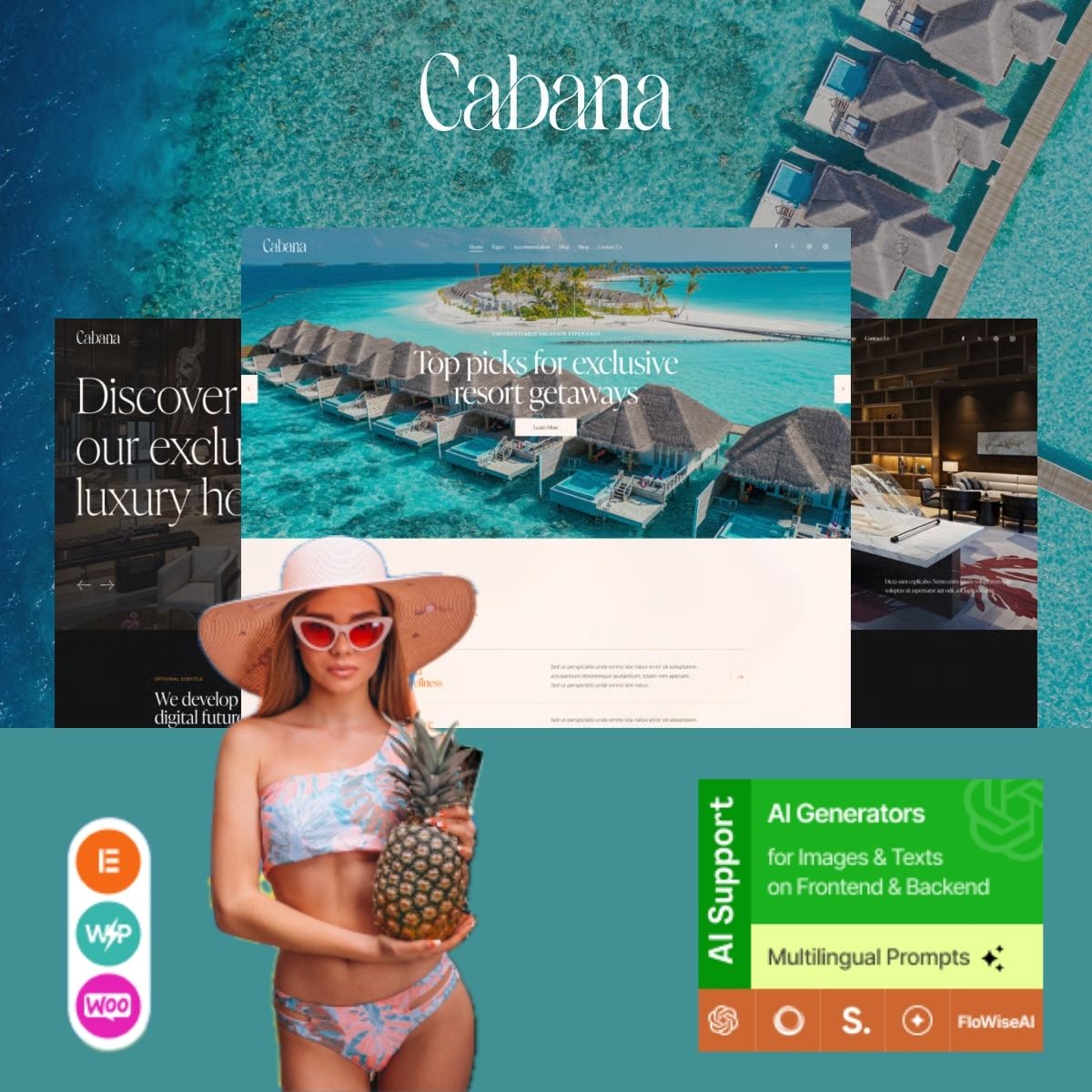 Cabana - Luxury Resort, Villa & Hotel WordPress Theme