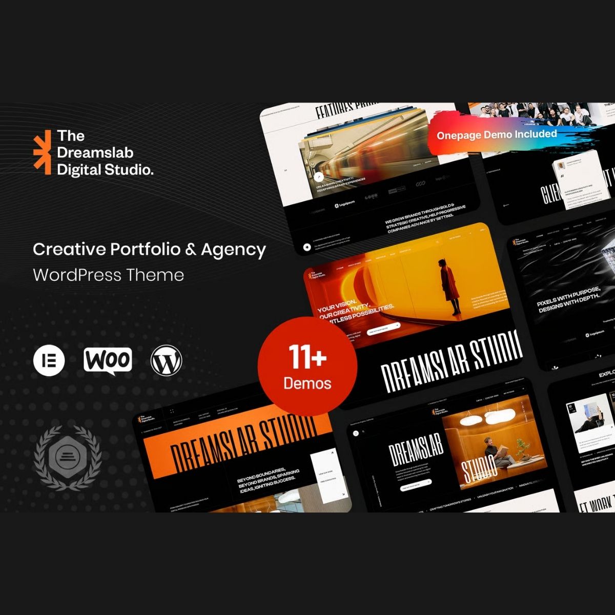 Dreamslab - Creative Portfolio & Agency WordPress Theme