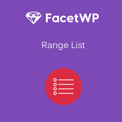 FacetWP - Range List
