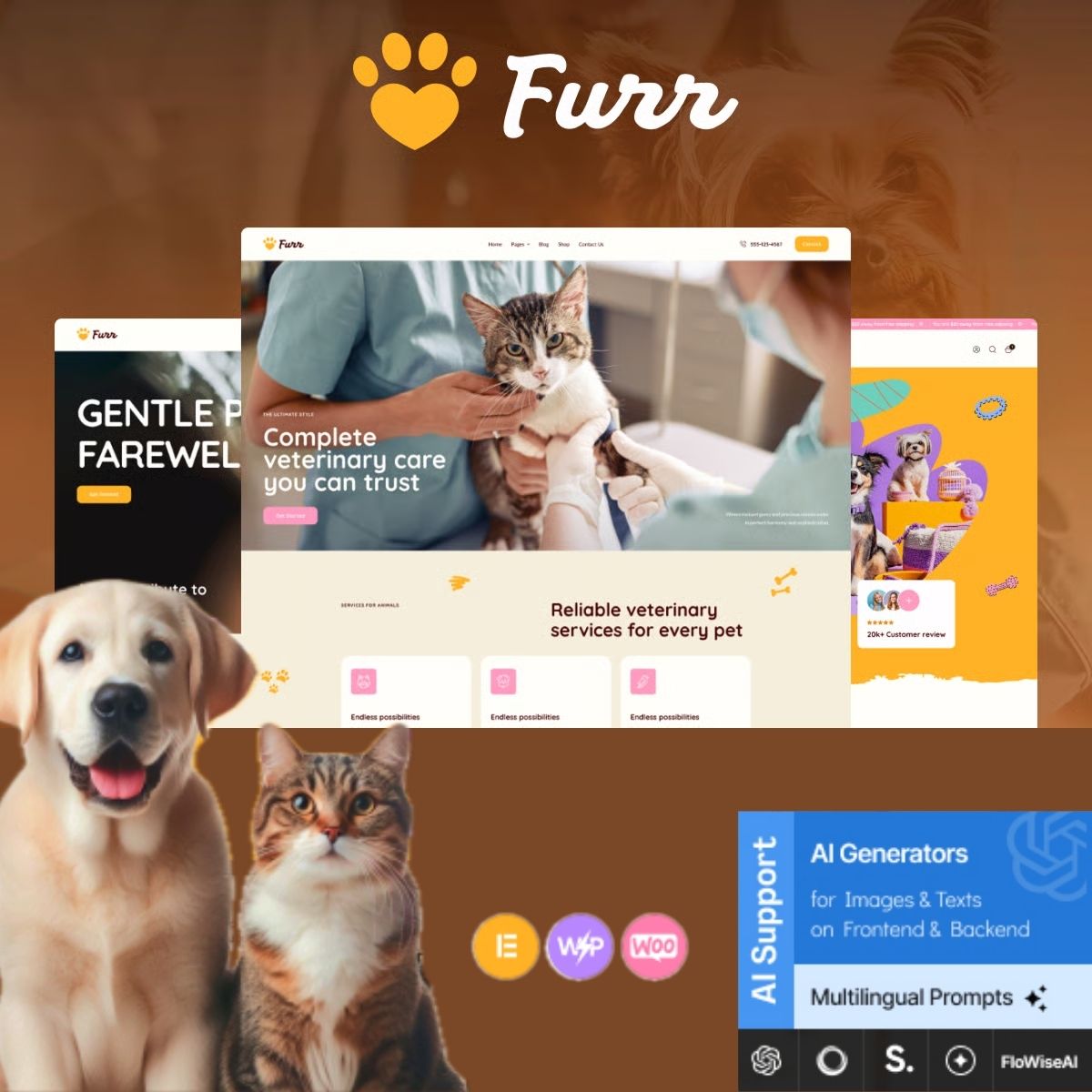 Furr - Veterinary & Pet Shop WordPress Theme