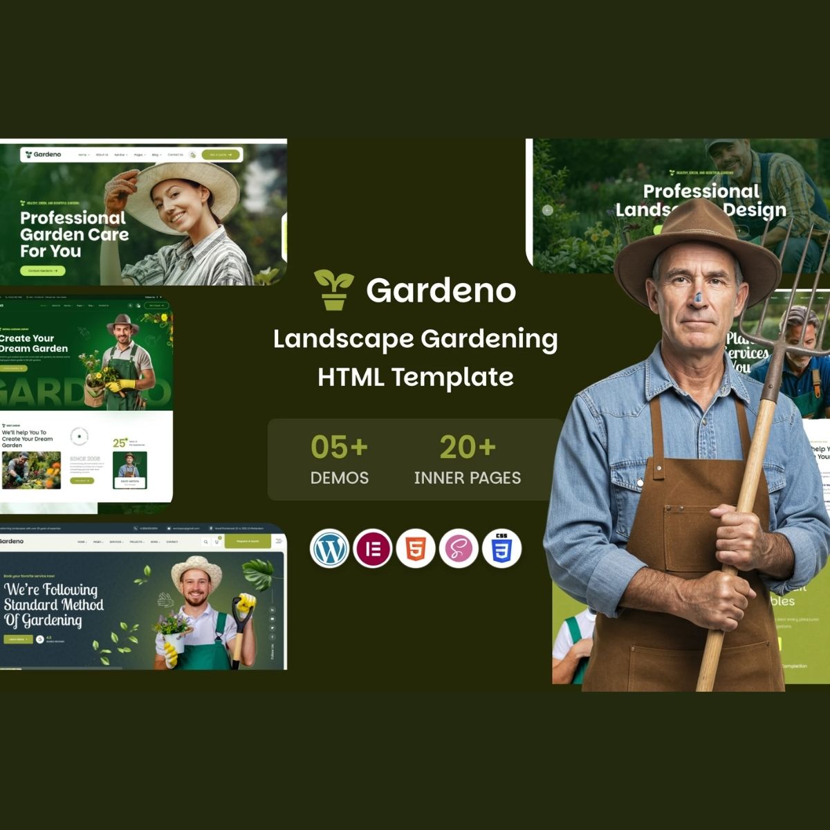 Gardeno - Gardening and Landscaping WordPress Theme