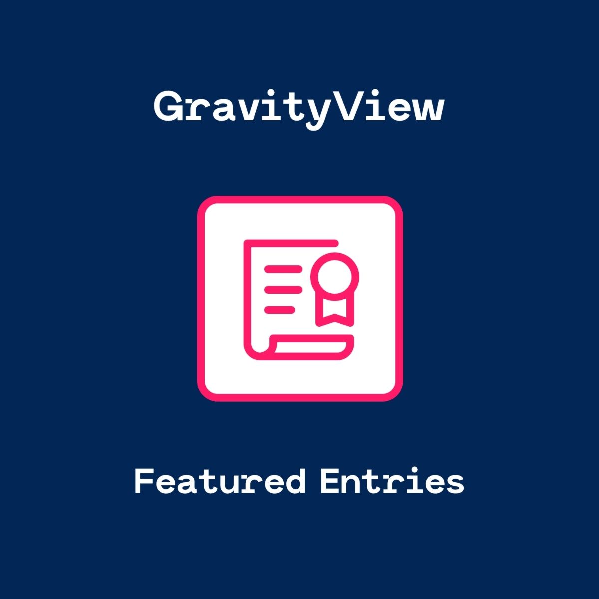 GravityView - Featured Entries Extension