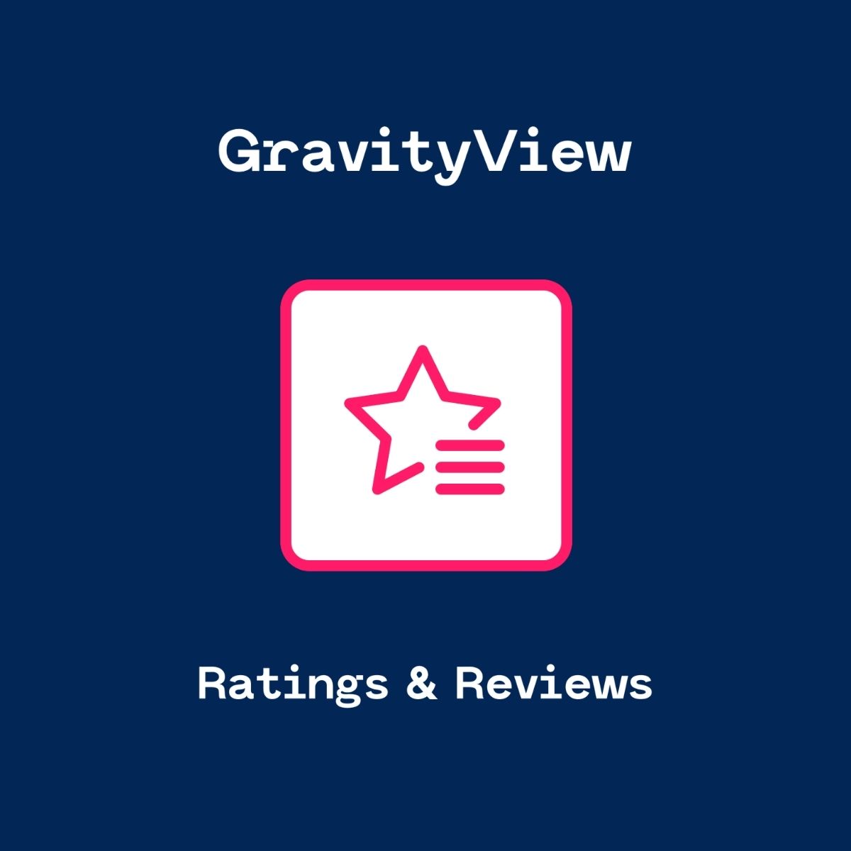 GravityView - Ratings & Reviews