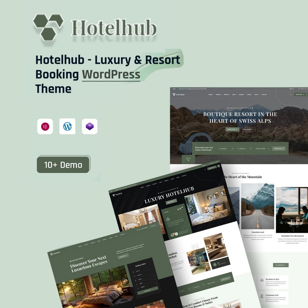Hotelhub - Hotel Booking WordPress Theme