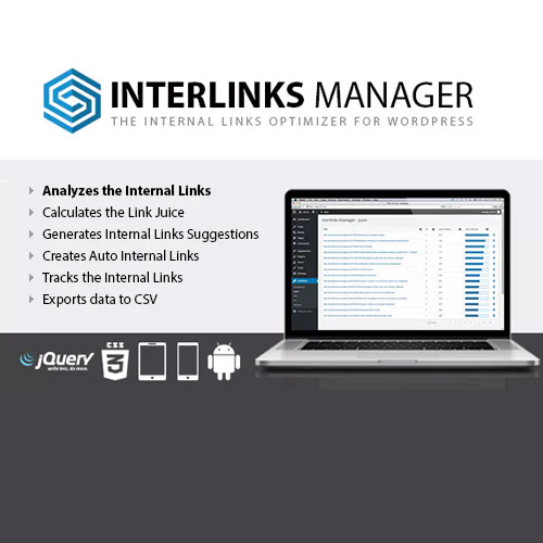 Intrelinks Interlinks Manager $4.49 (86% Off) | PluginTheme.net