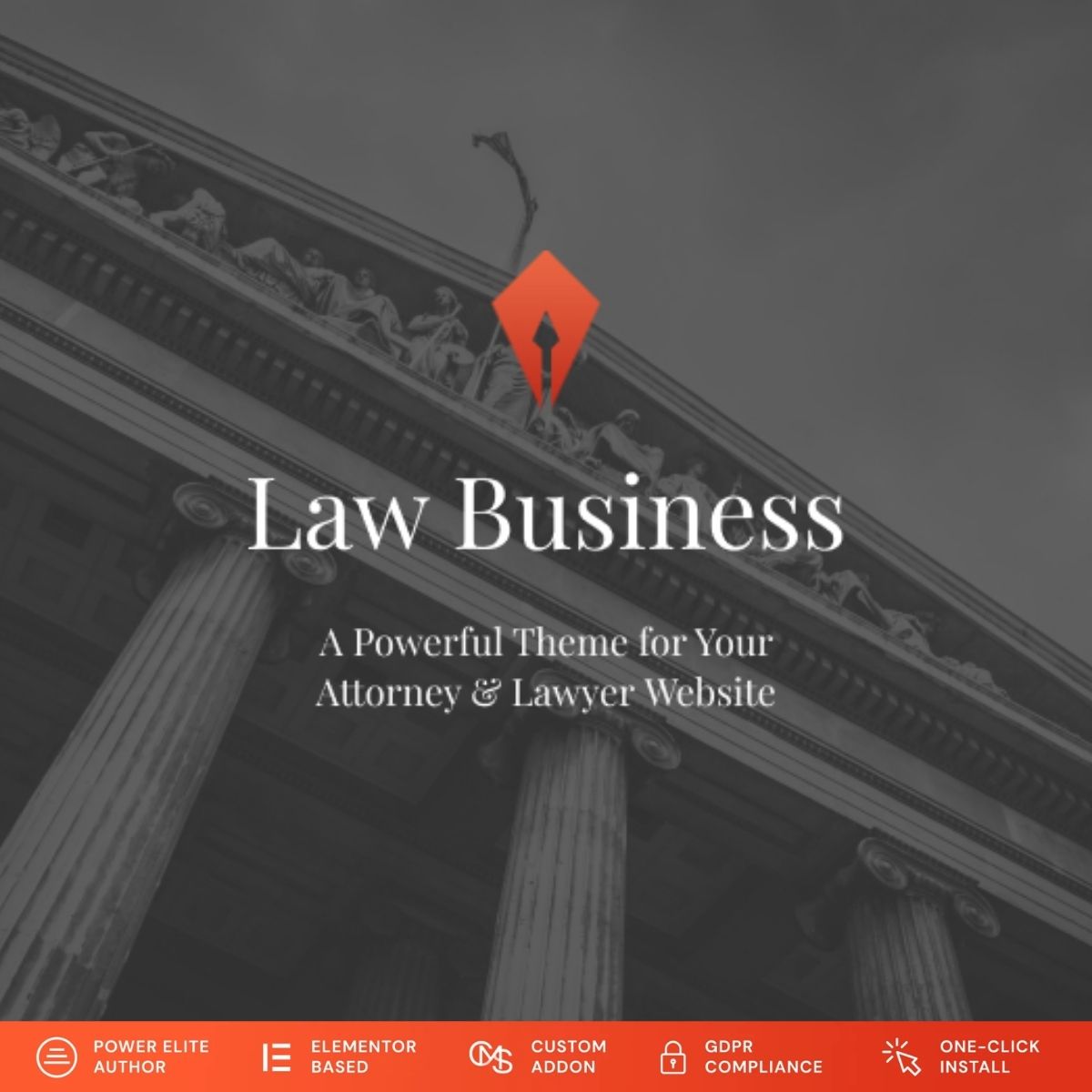 LawBusiness - Attorney & Lawyer WordPress Theme