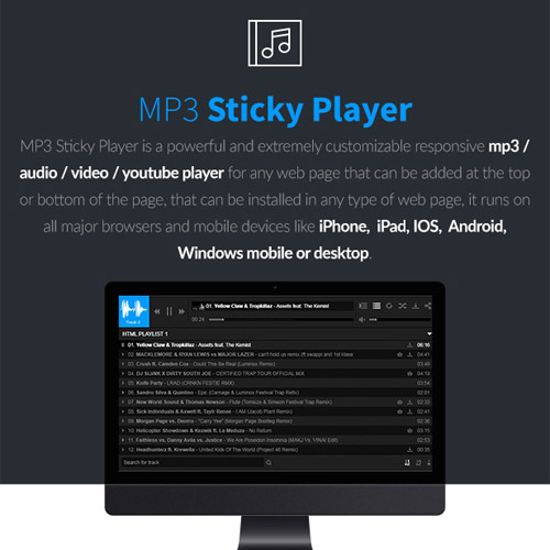 MP3 Sticky Player Wordpress Plugin