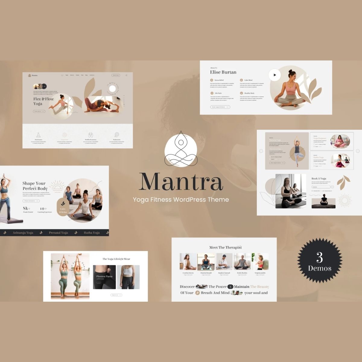 Mantra - Tema de WordPress para Yoga y Fitness