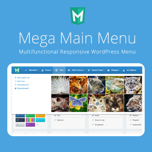 Mega Main Menu $4.49 (72% Off) | PluginTheme.net