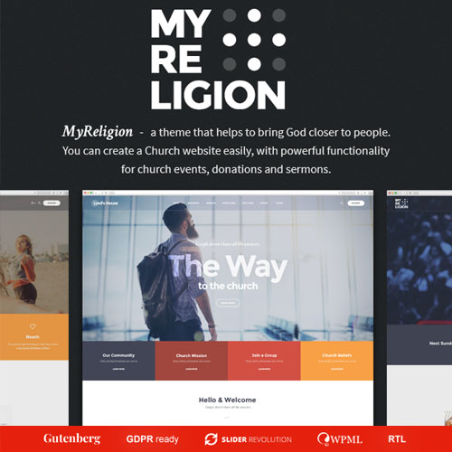 My Religion - Church & Charity WordPress Theme