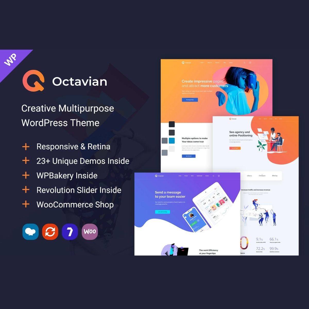 Octavian | Creative Multipurpose WordPress Theme