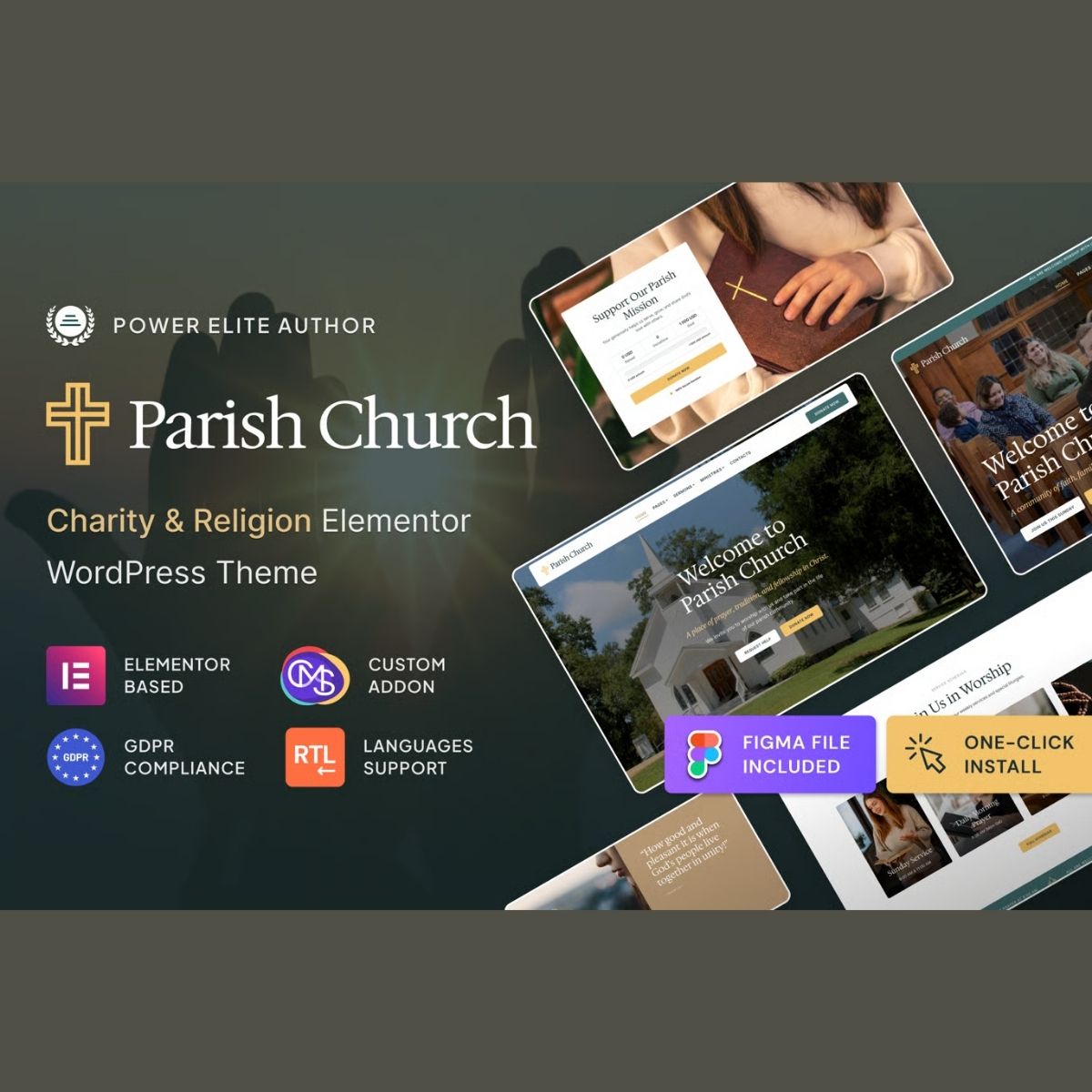 Parish Church - Religion & Charity WordPress Theme