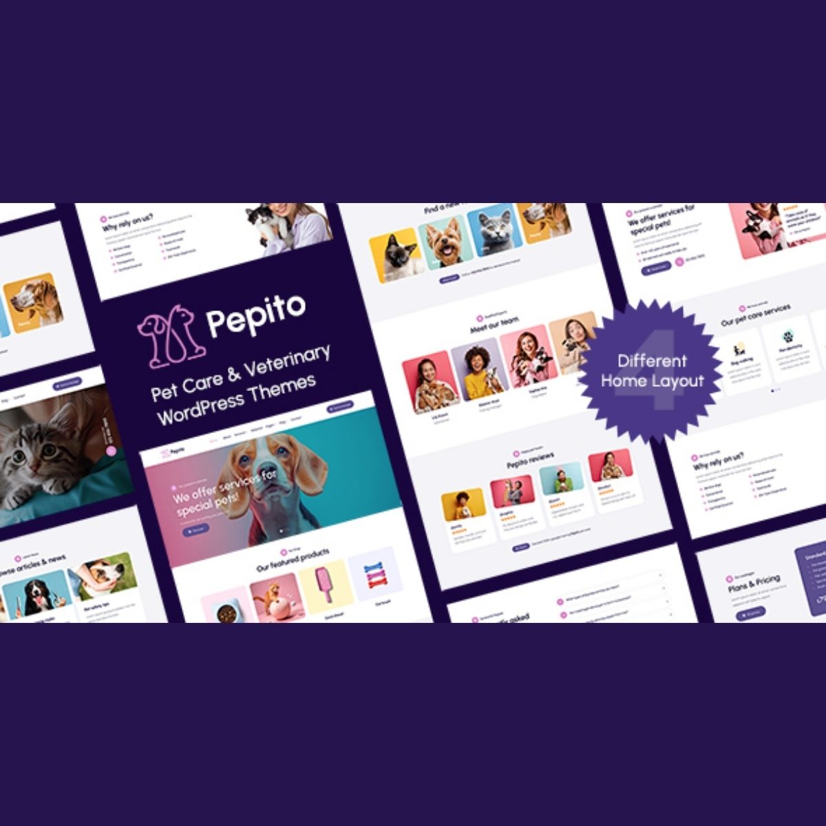 Pepito - Pet Care WordPress Theme