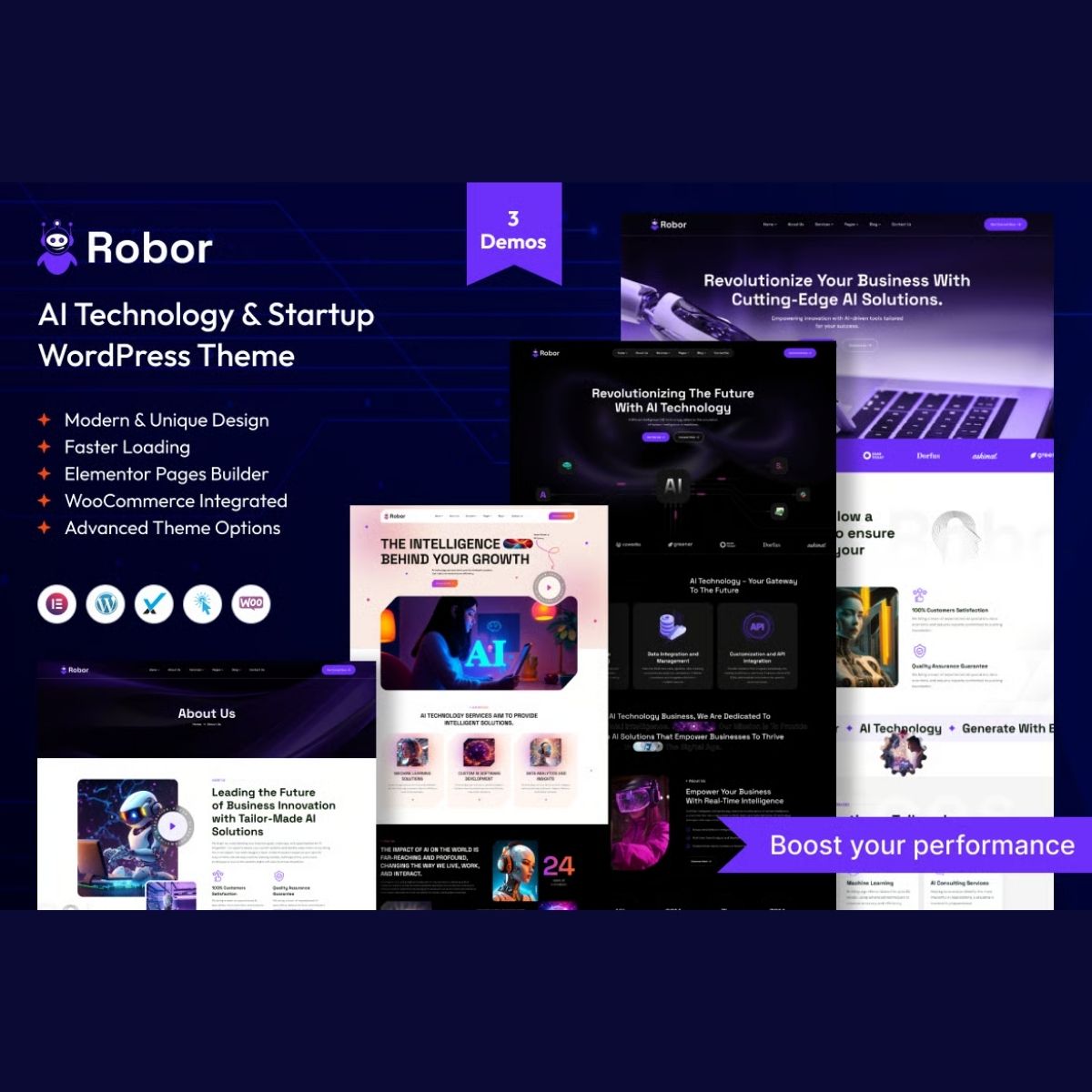Robor – AI and Automation Integration WordPress Theme