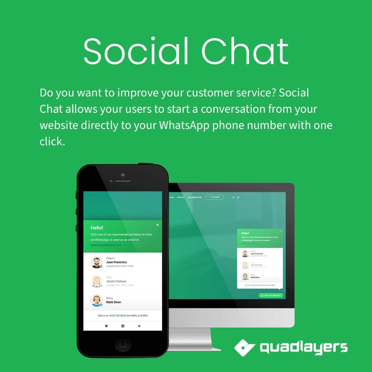 Social Chat by Quadlayers
