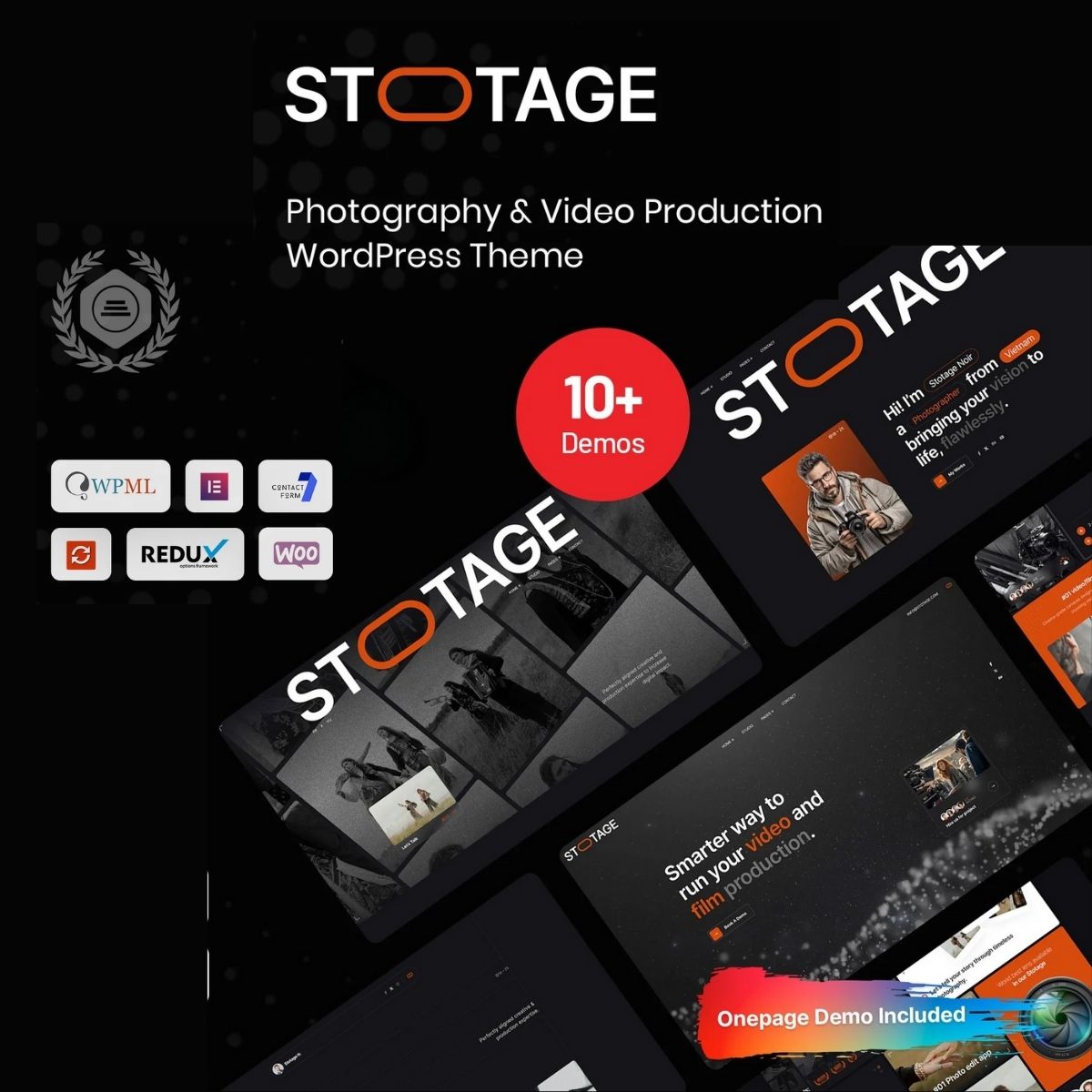 Stotage - Photography & Video Production WordPress Theme