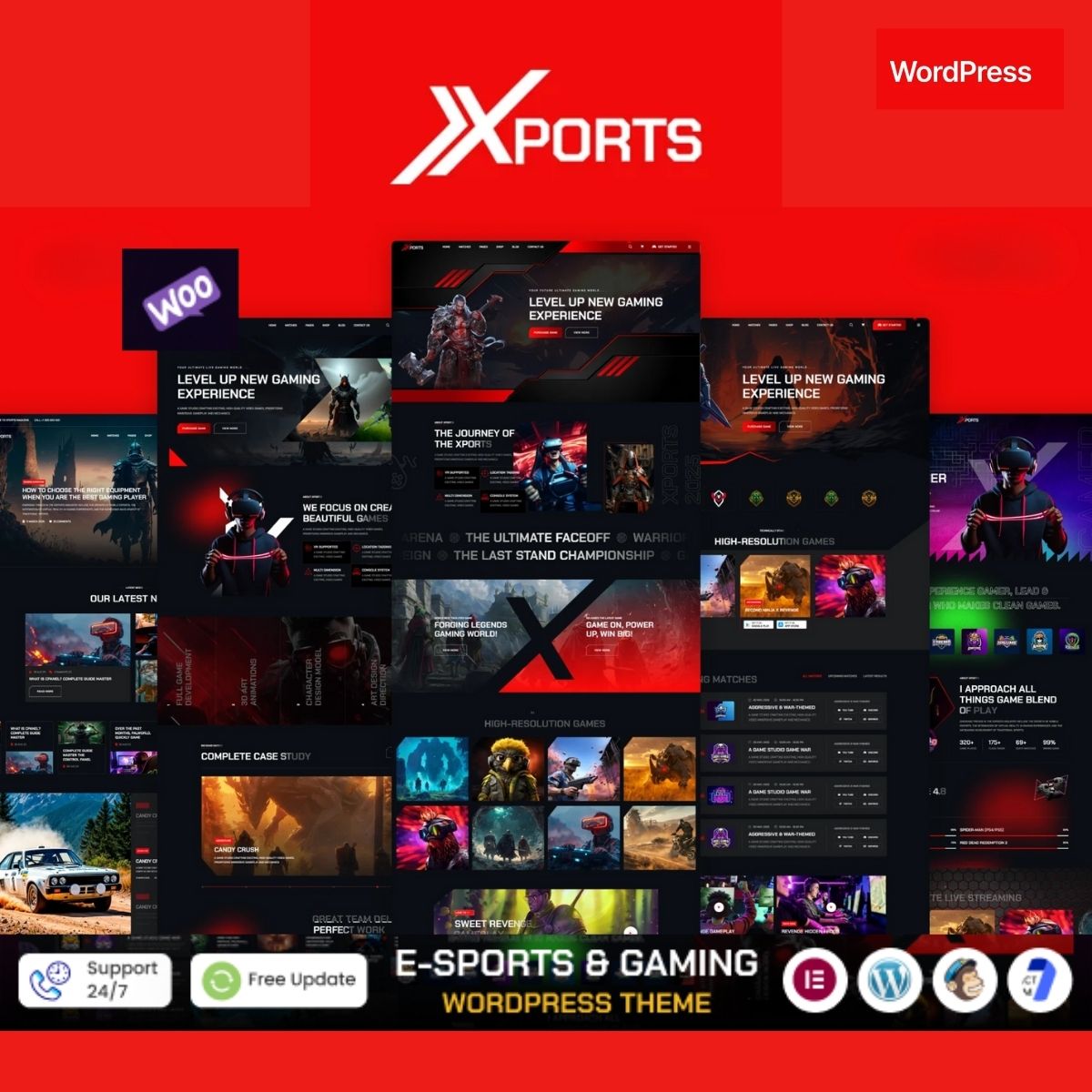Xports - eSports and Gaming WordPress Theme