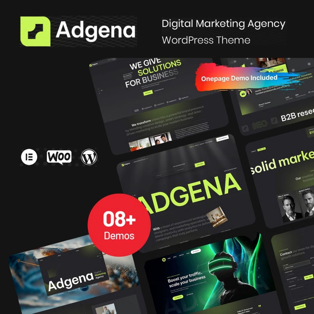 Adgena - Digital Marketing Agency WordPress Theme