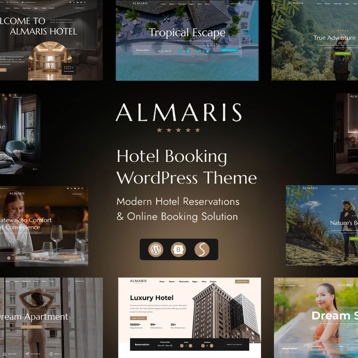 Almaris - Hotel Booking WordPress Theme