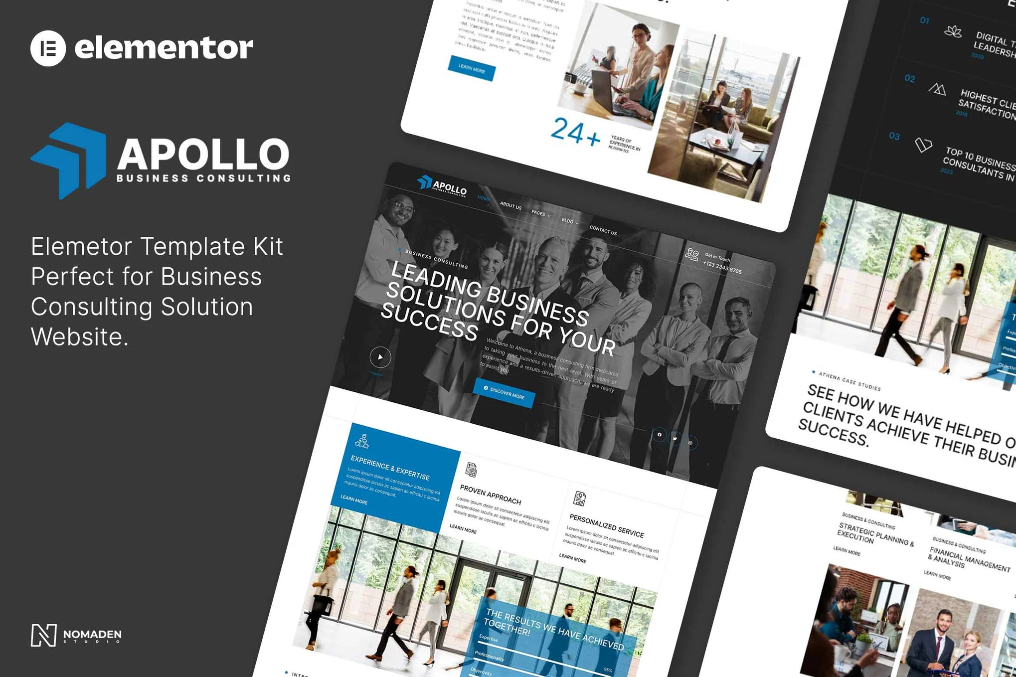 Apollo - Business Consulting Elementor Template Kit