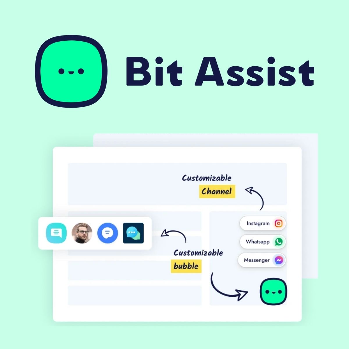 One Bit Widget Bit Assist Pro - All-in-One Chat Widget Plugin | PluginTheme.net