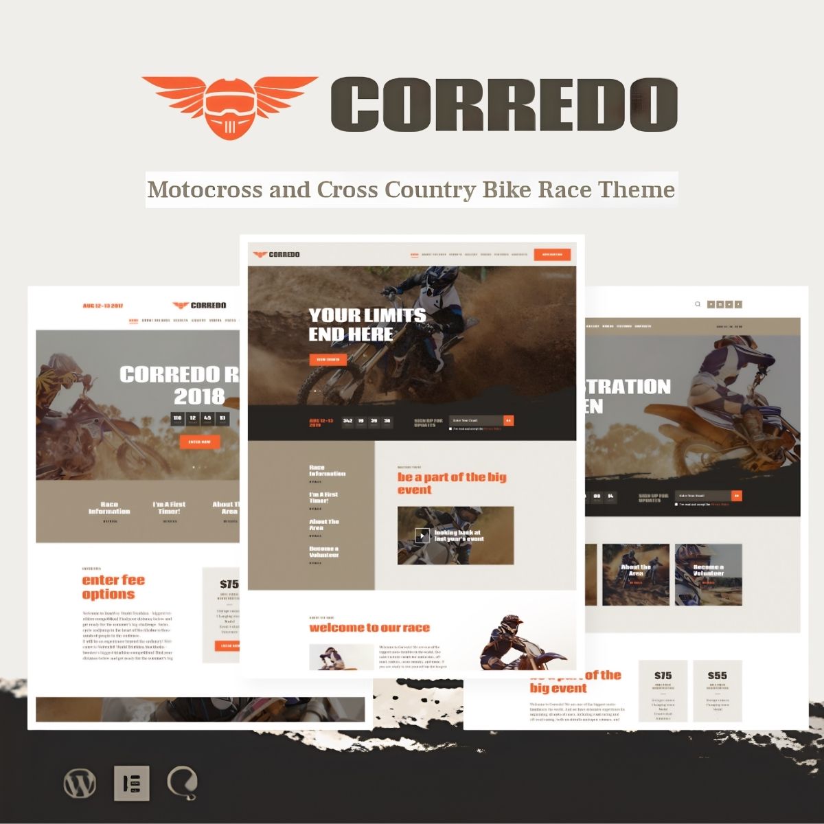 Corredo | Motorcycle & Bike Race Sports WordPress Theme