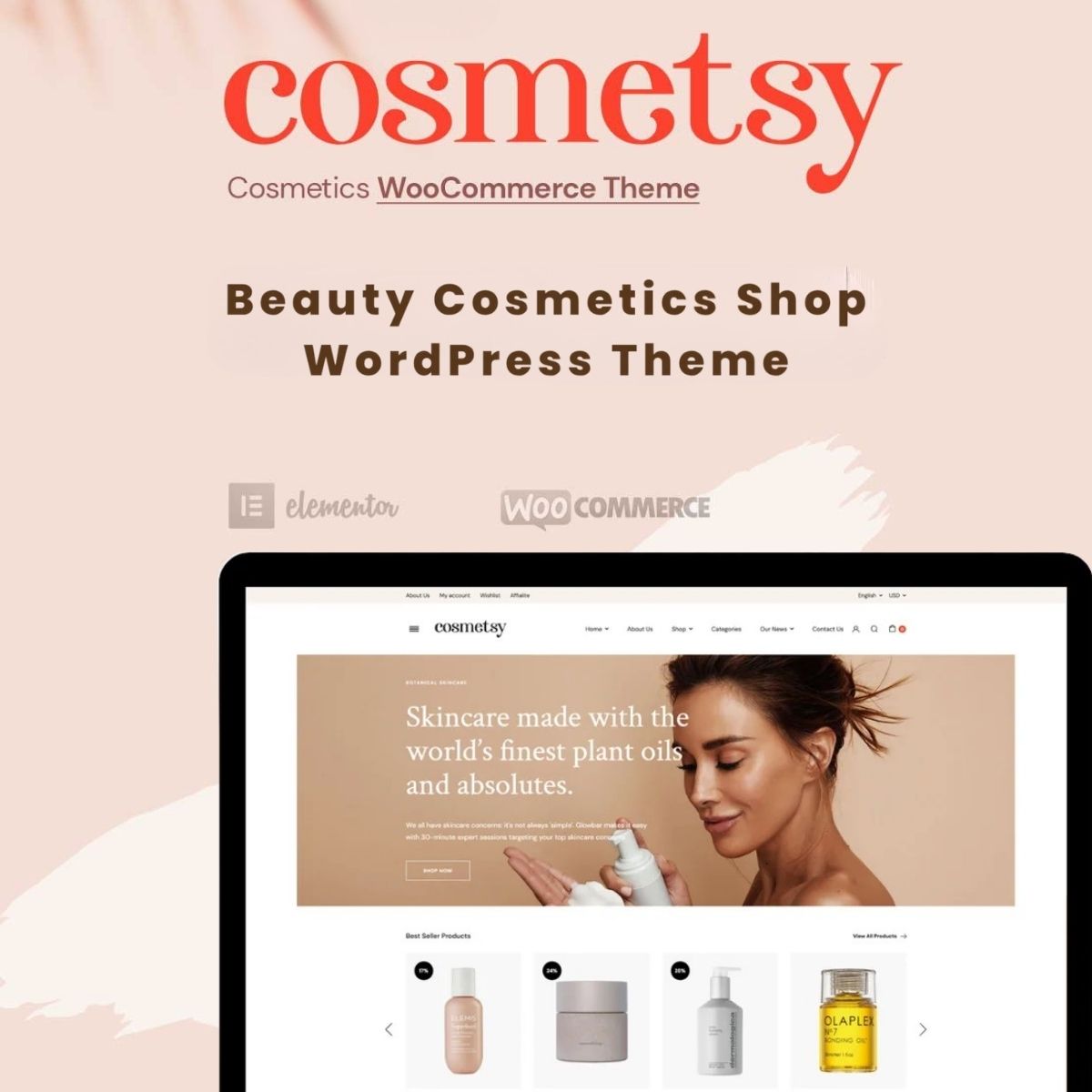 Cosmetsy - Beauty Cosmetics Shop Theme