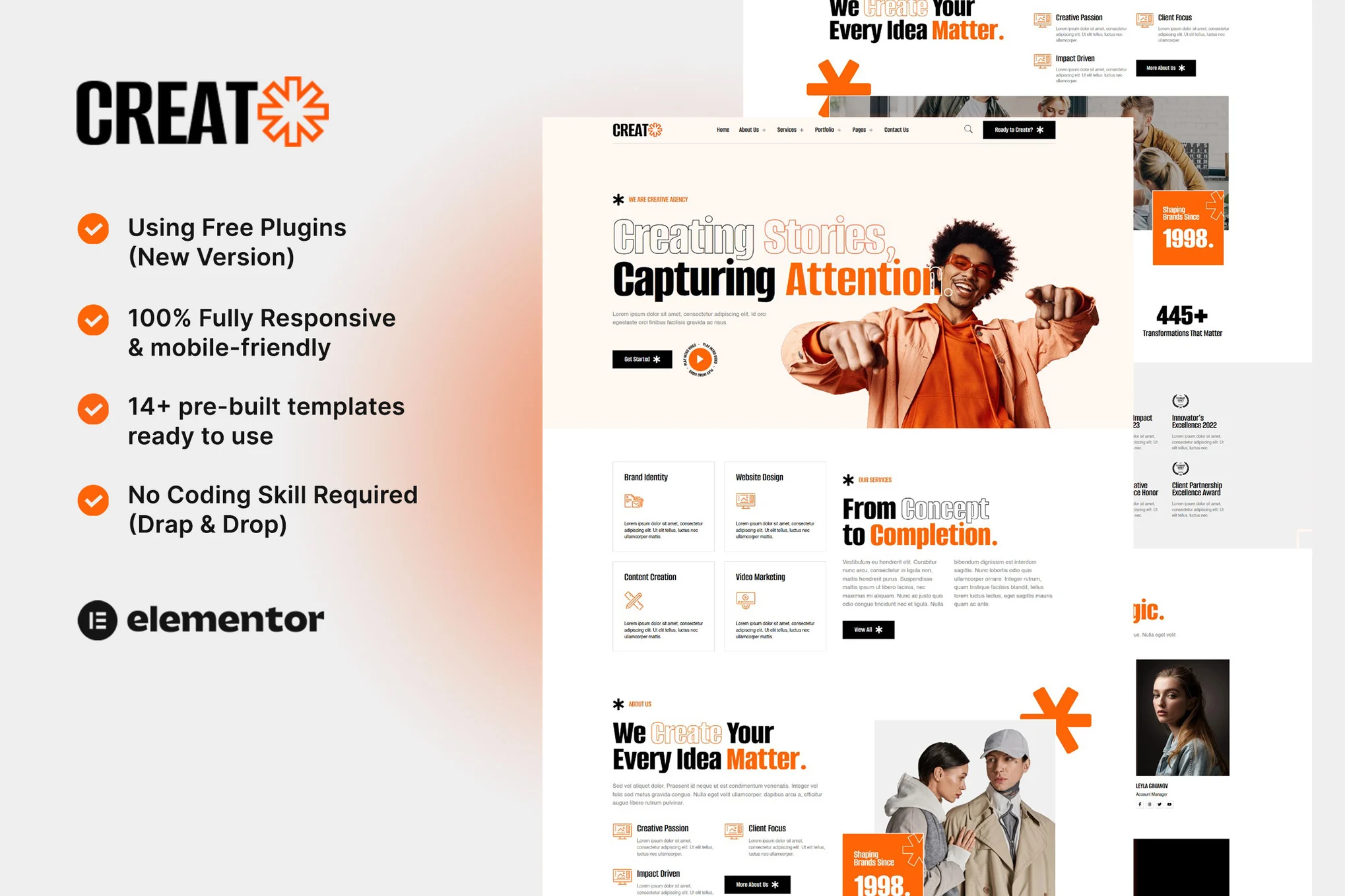 Creat $4.49 (85% Off) | PluginTheme.net