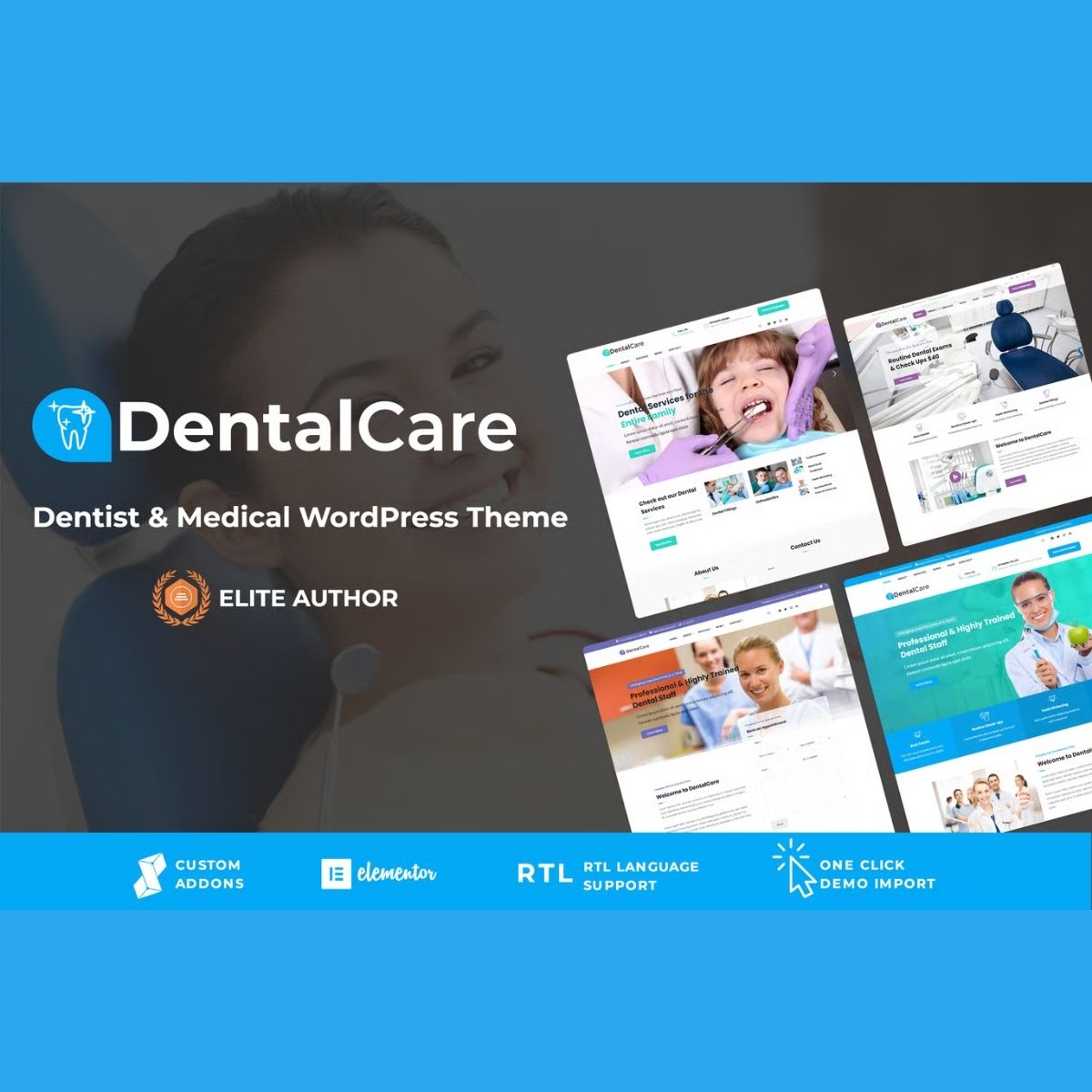 Dental Care - Dentist & Medical WordPress Theme