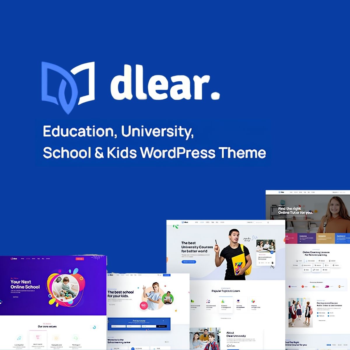 Dlear - Education, University & School WordPress Theme