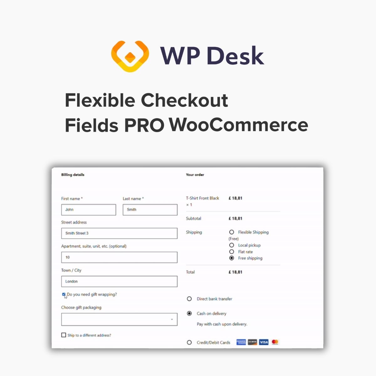WPDesk - Flexible Checkout Fields PRO WooCommerce