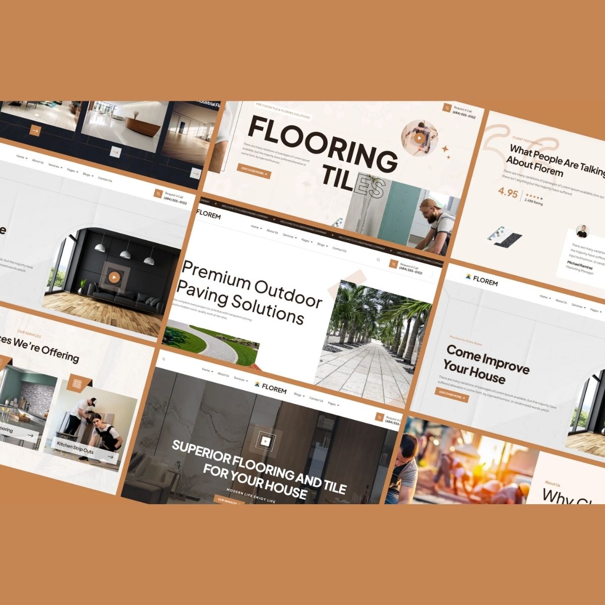 Florem - Tiling & Flooring WordPress Theme