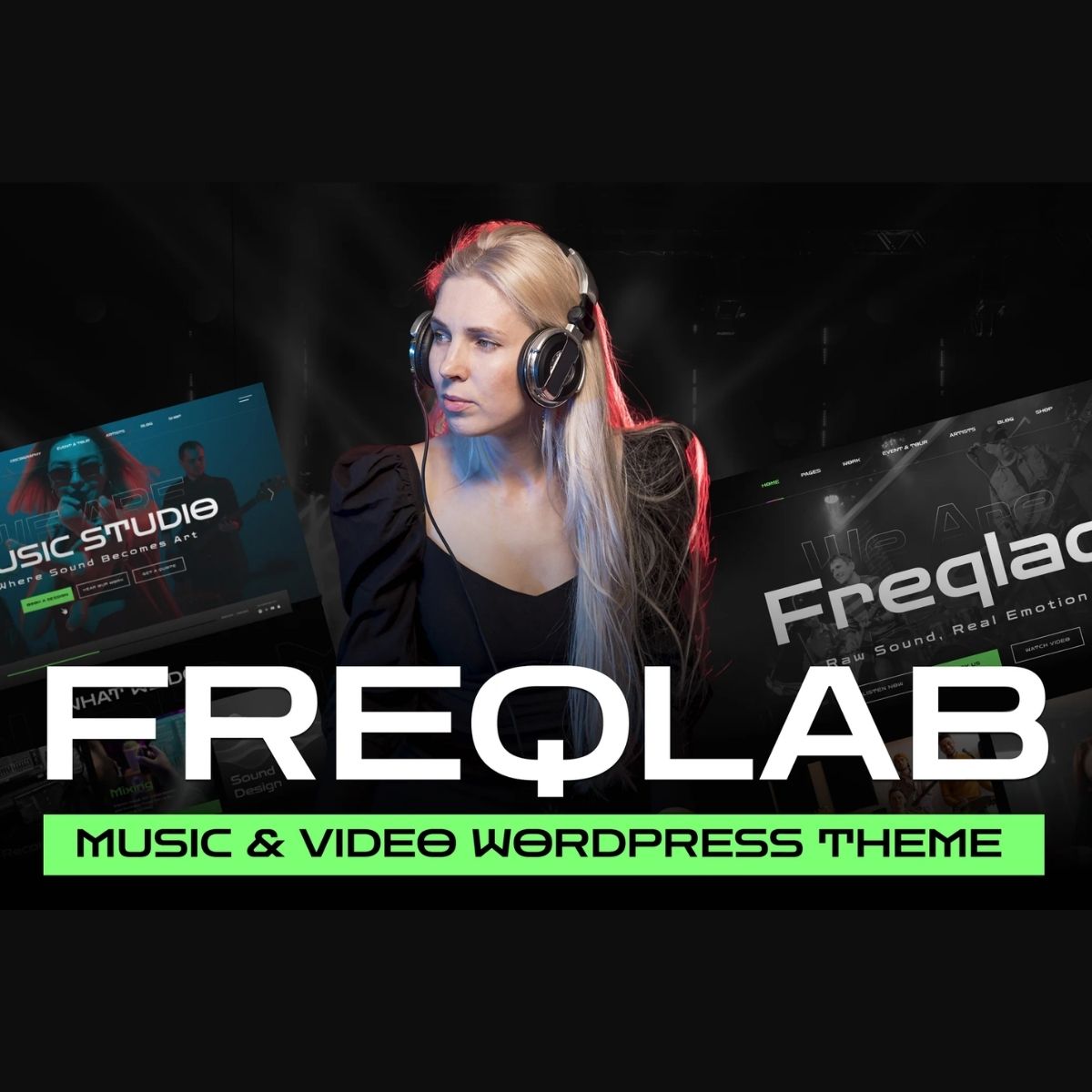 Freqlab - Music & Video WordPress Theme