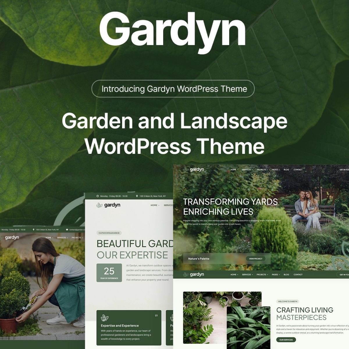 Gardyn - Gardening & Landscaping WordPress Theme