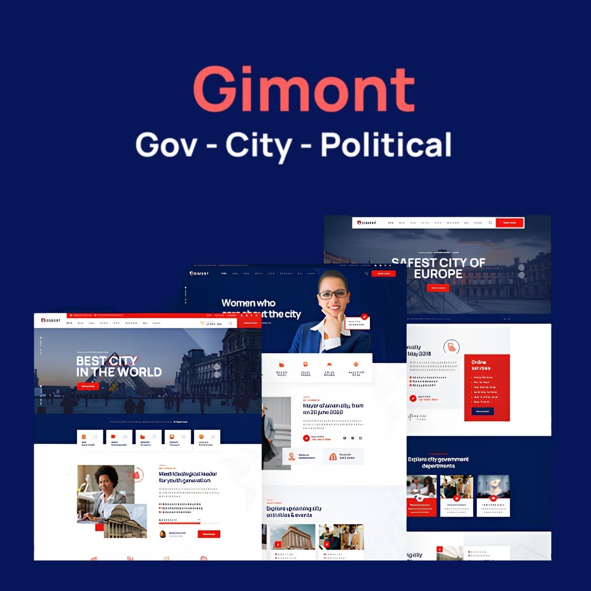 Gimont - City Government WordPress Theme
