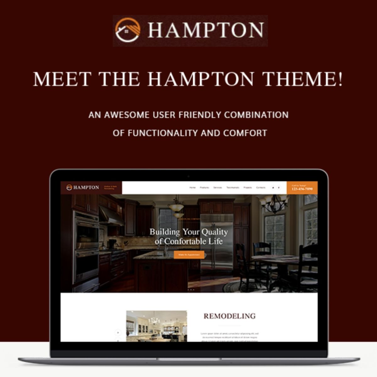 Hampton | Home Design and Renovation WordPress Theme