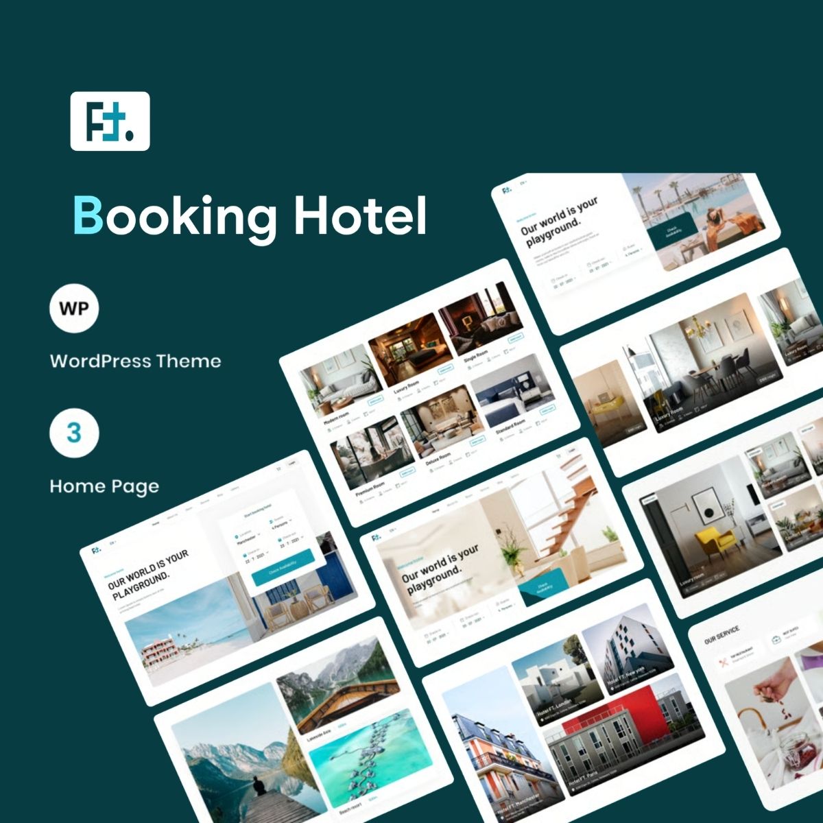 HotelFT - Hotel Booking WordPress Theme