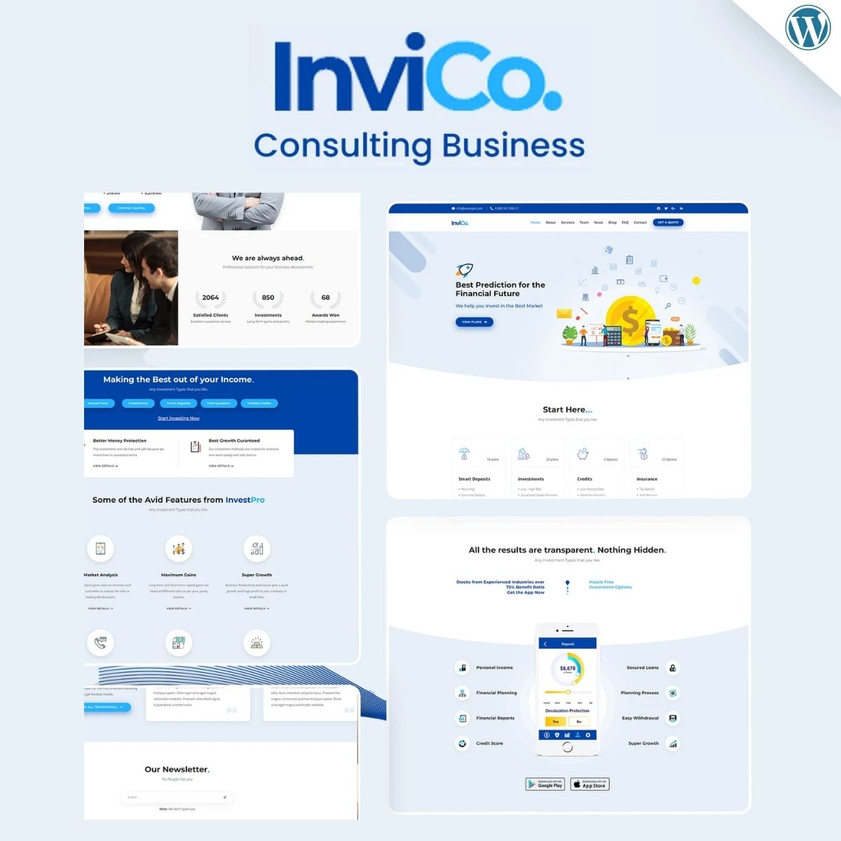 Invico - WordPress Consulting Business Theme