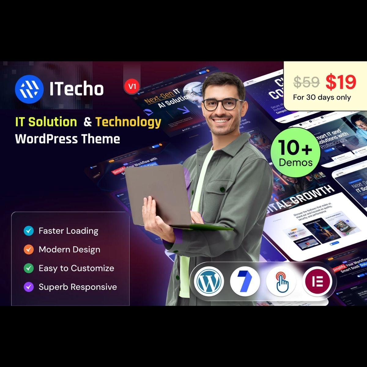 ITecho - IT Solutions & Technology WordPress Theme