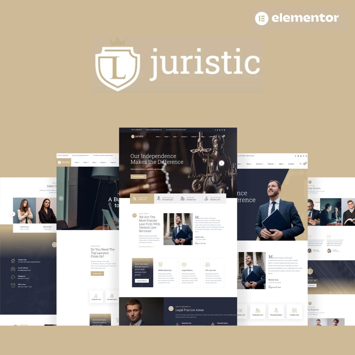 Juristic - Lawyer & Attorney WordPress Theme
