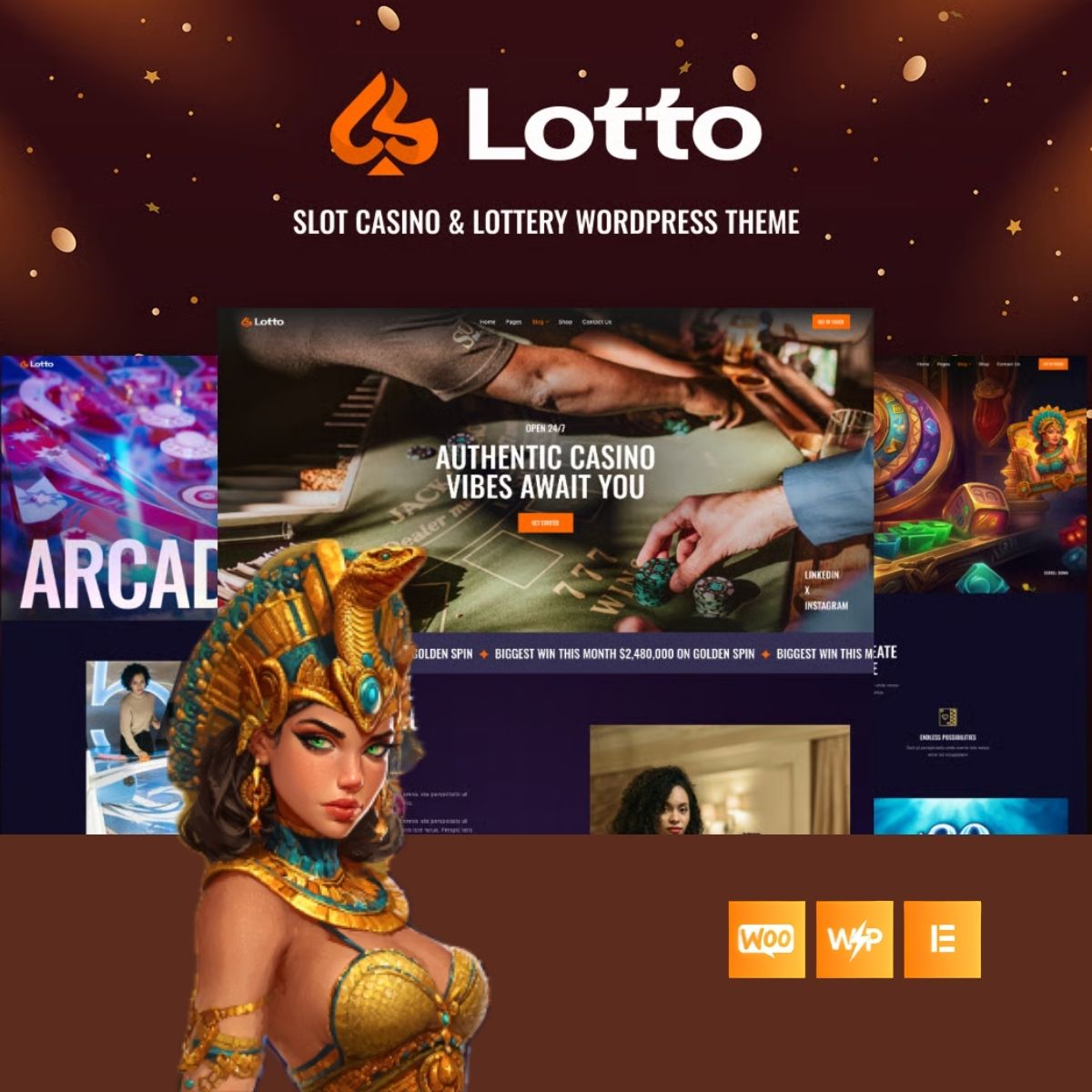 Lotto - Slot Casino & Lottery WordPress Theme