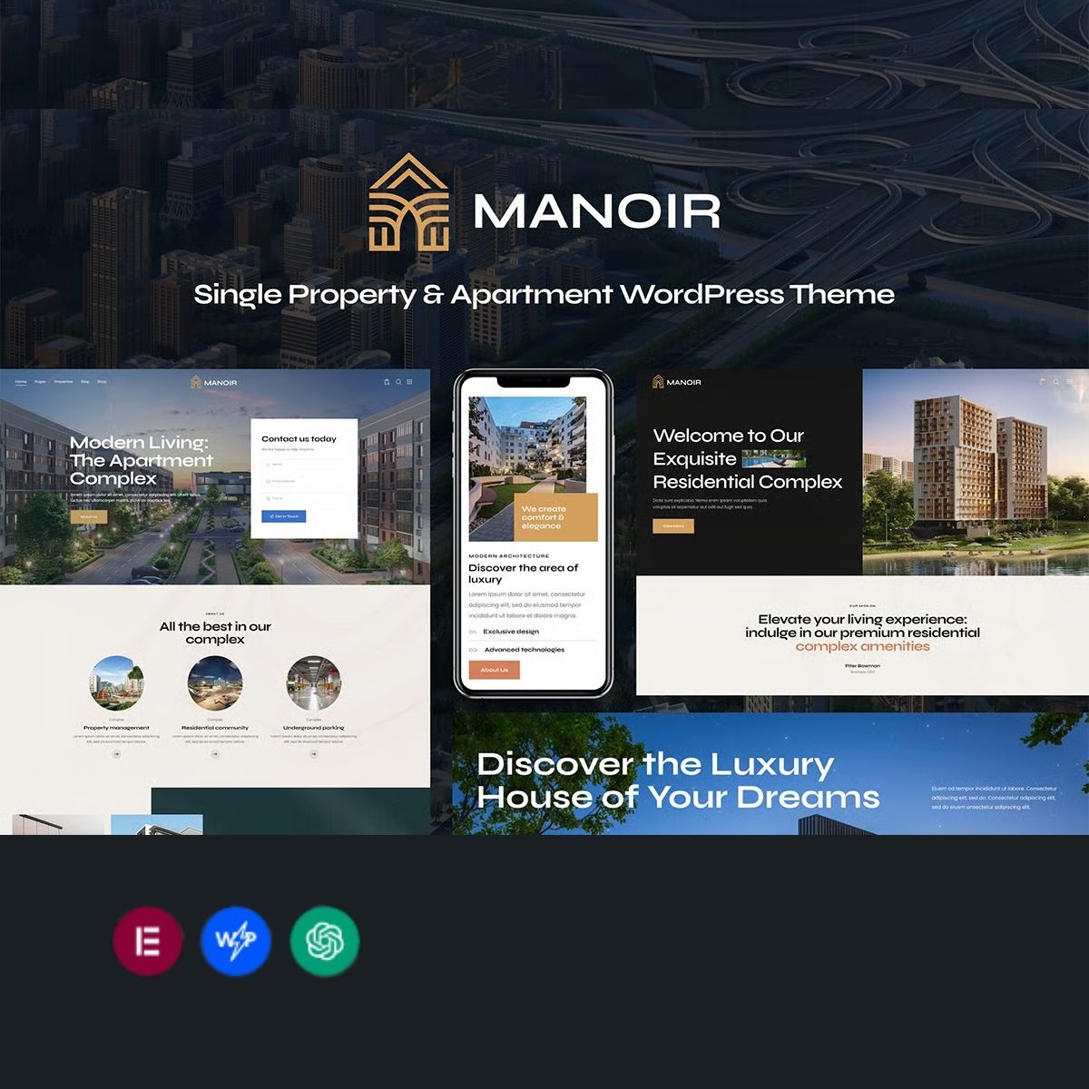 Manoir - Single Property & Apartment WordPress Theme