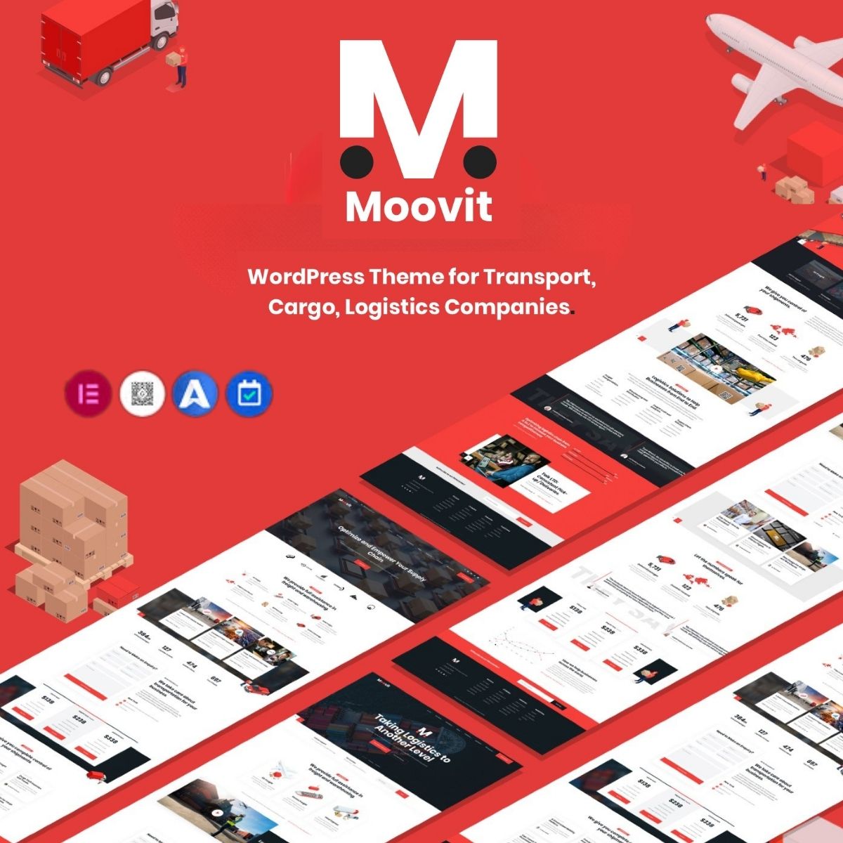 Moovit - Transportation & Logistics WordPress Theme