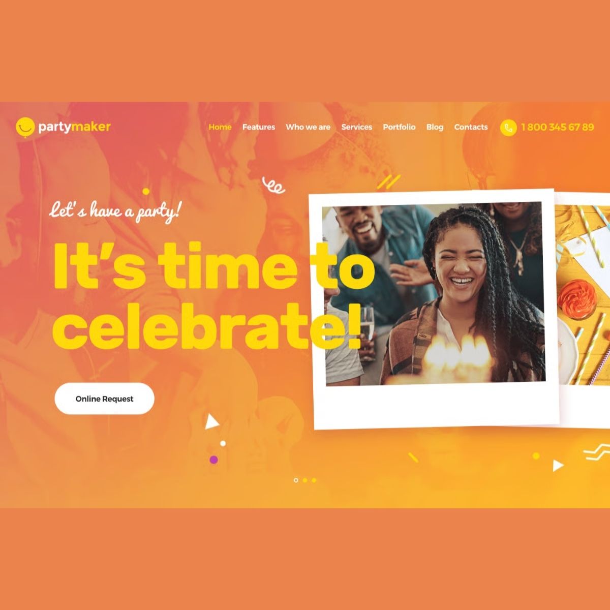 PartyMaker | Event Planner & Wedding Agency WordPress Theme