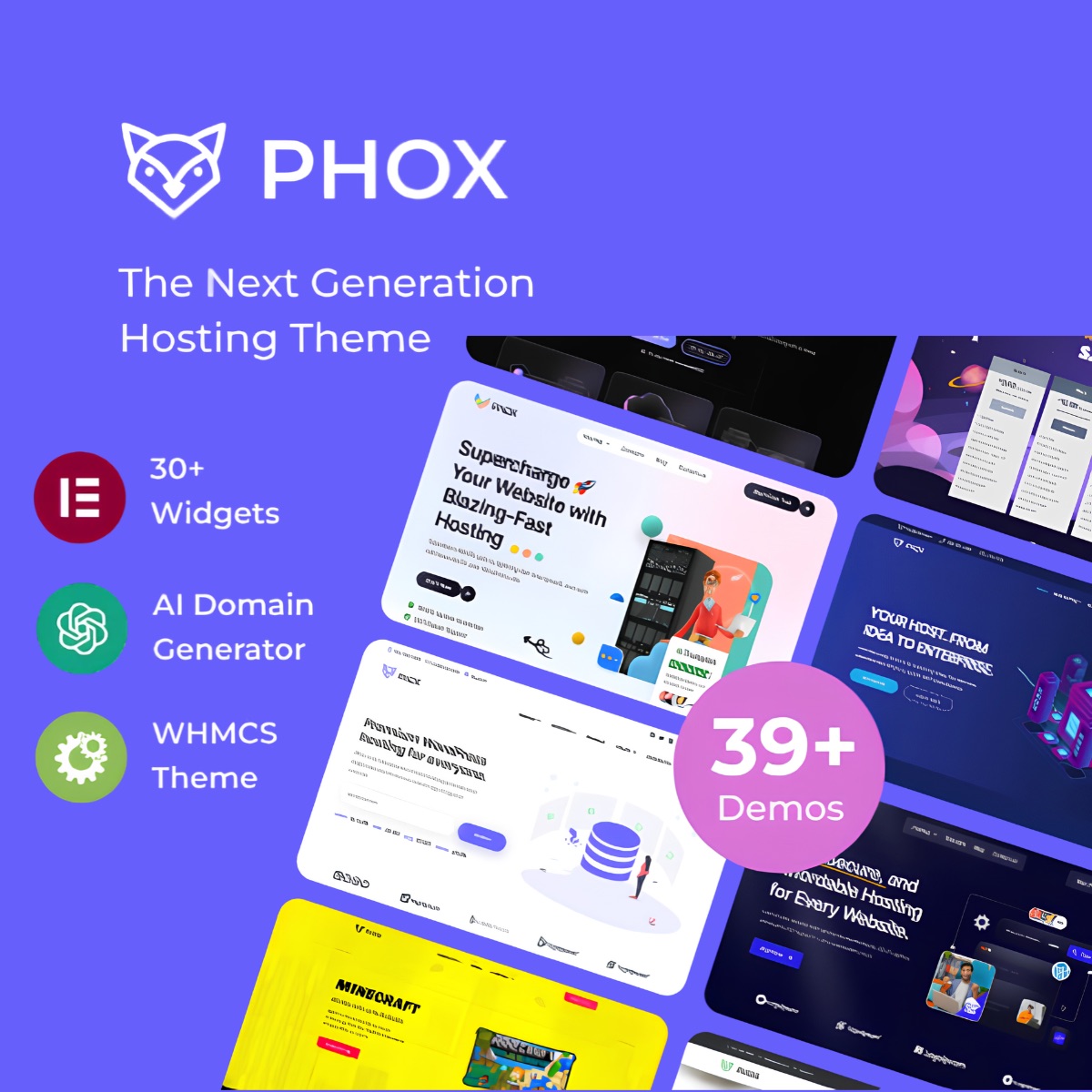 Phox - Hosting WordPress & WHMCS Theme