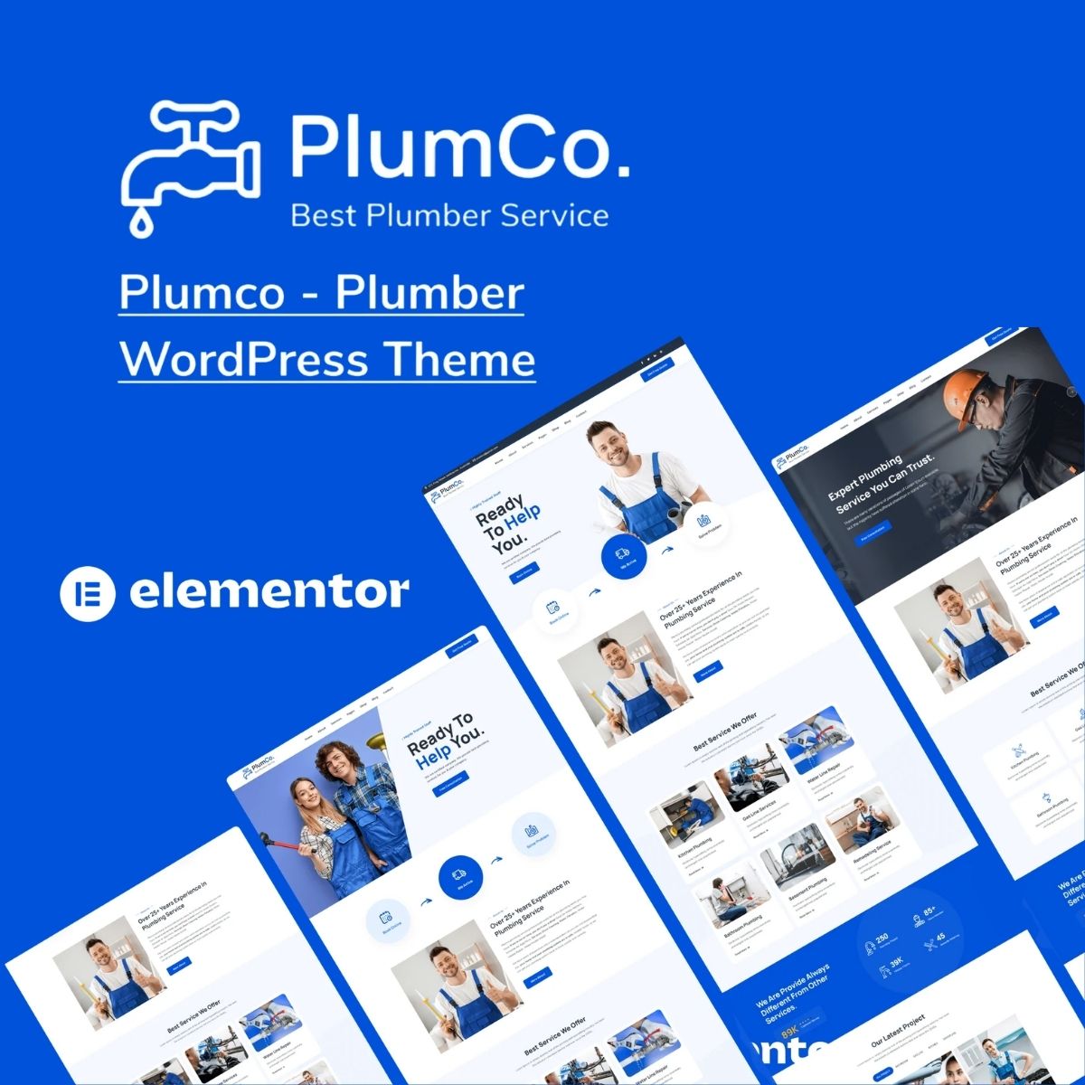 Plumco - Plumber WordPress Theme