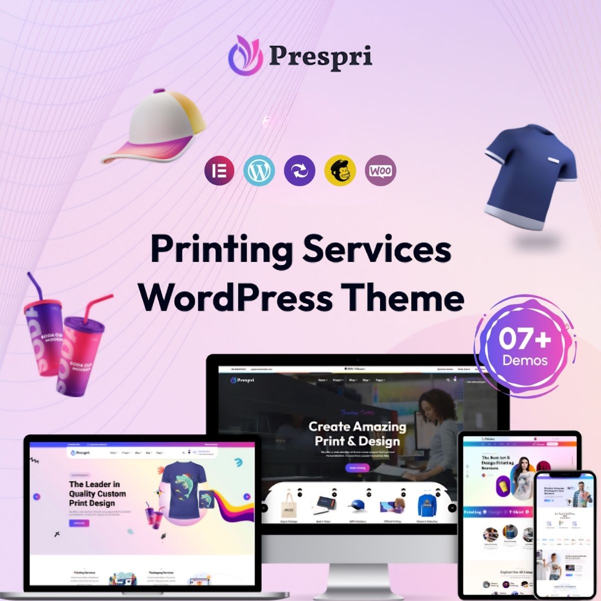 Prespri - Printing Services WordPress Theme