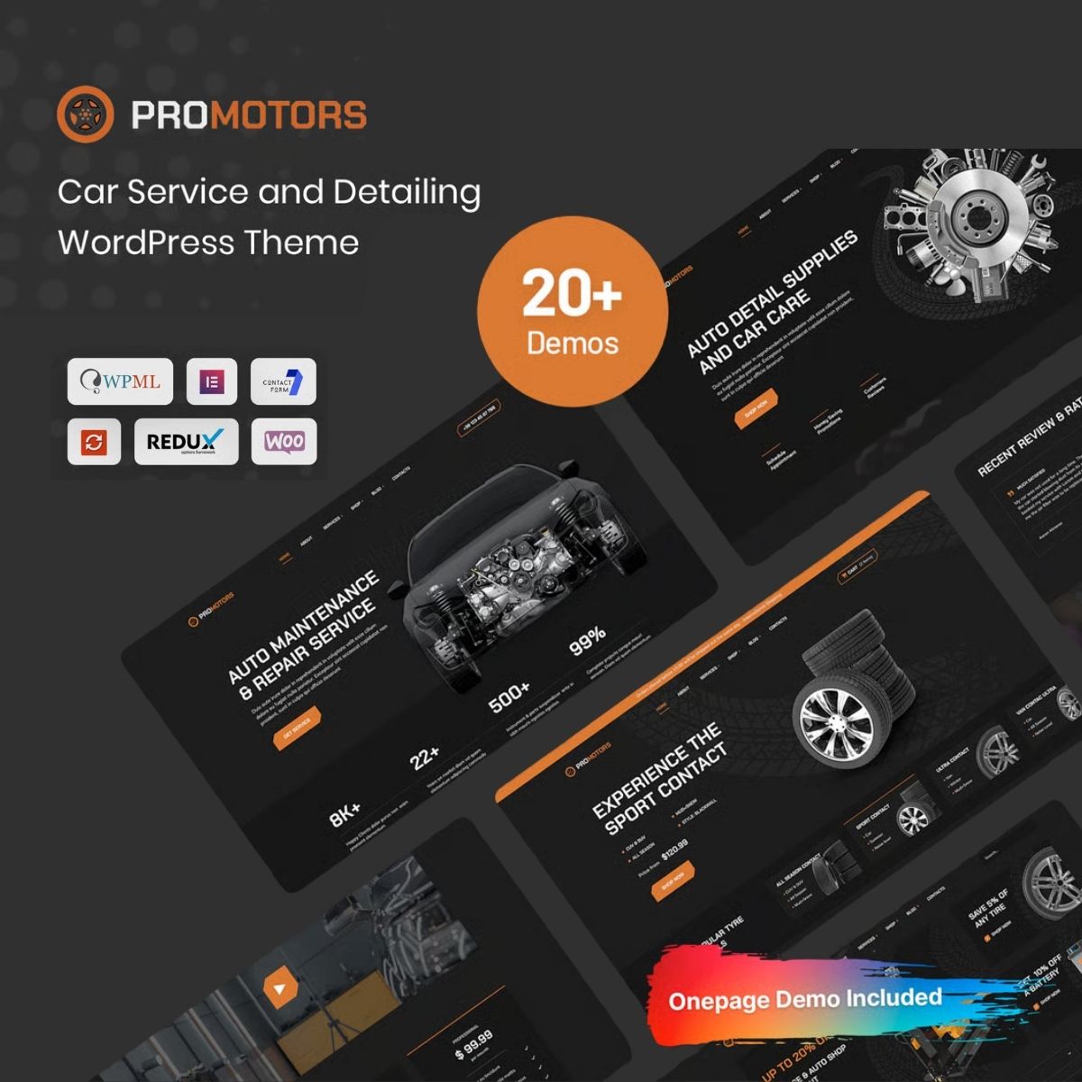 ProMotors - Car Service and Detailing Theme | PluginTheme.net